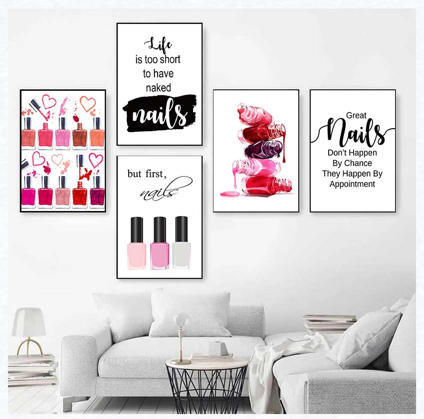 Beauty Of Makeup Quotes - Art Posters and Prints Nail Tech