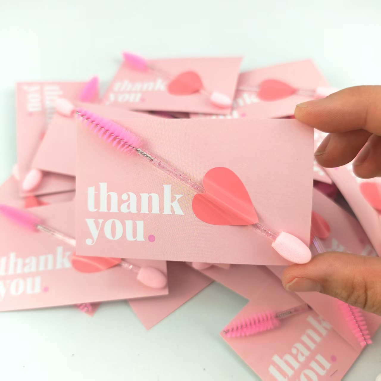 Beauty And Makeup Quotes - Eyelash Extension Client Thank You Cards