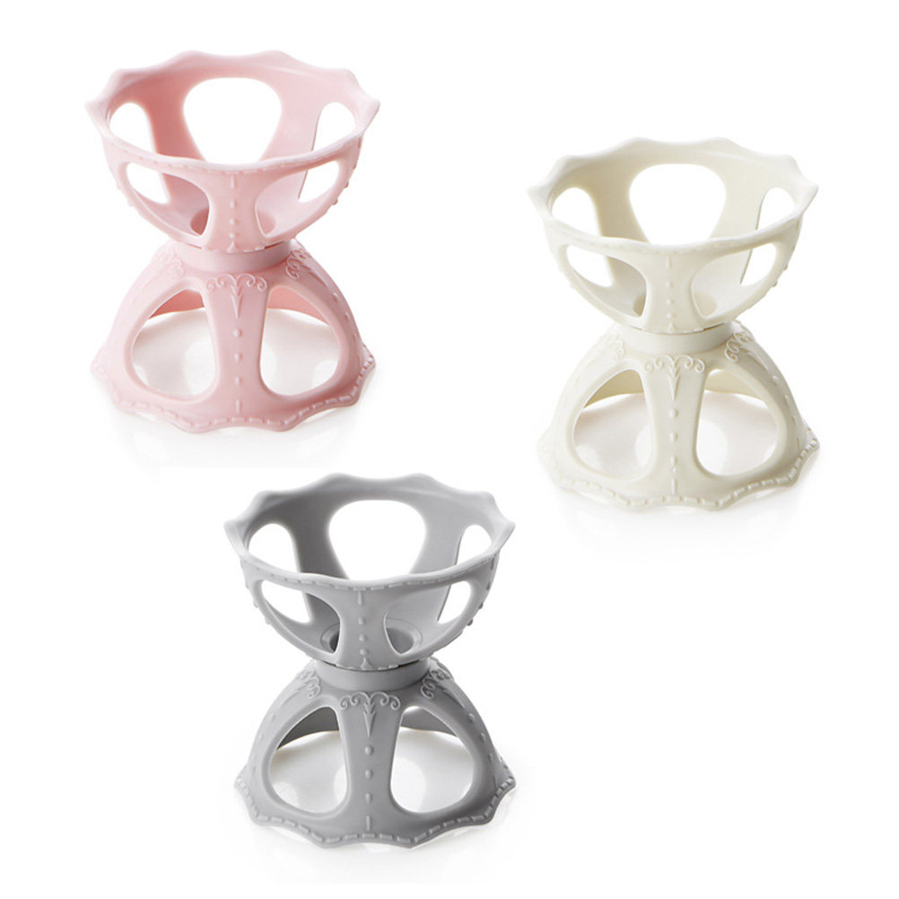 Beauty Makeup Vanity - 3Pcs Makeup Sponge Storage Rack Powder