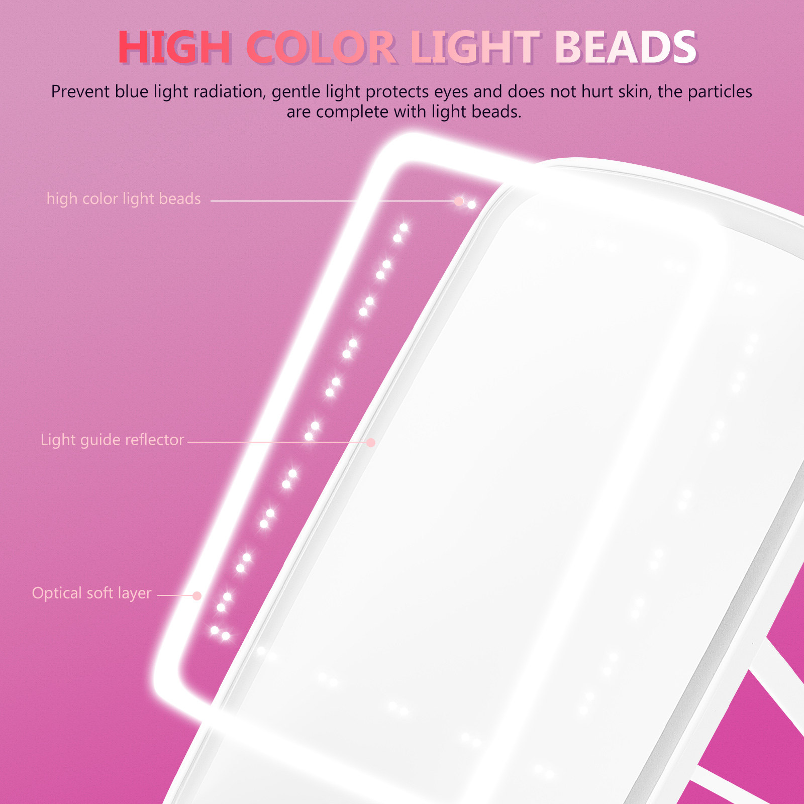 Beauty Makeup Definition - 1Set LED Makeup Mirror Portable Foldable