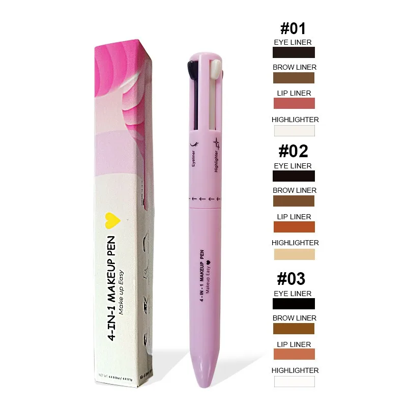 4 In 1 Eyebrow Pencil Lip Line - đánh giá và giá Eyebrow Pomade Pencil