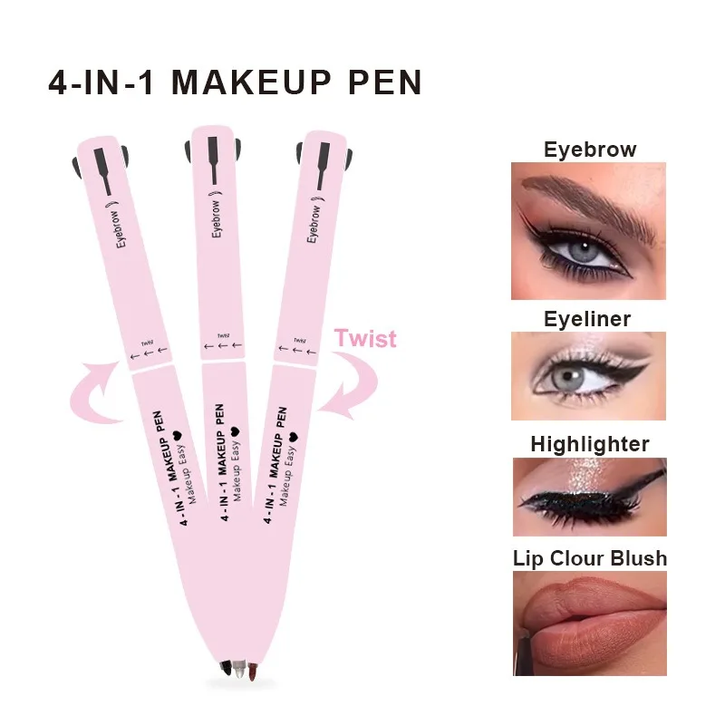 4 In 1 Eyebrow Pencil Lip Line - đánh giá và giá Eyebrow Pomade Pencil