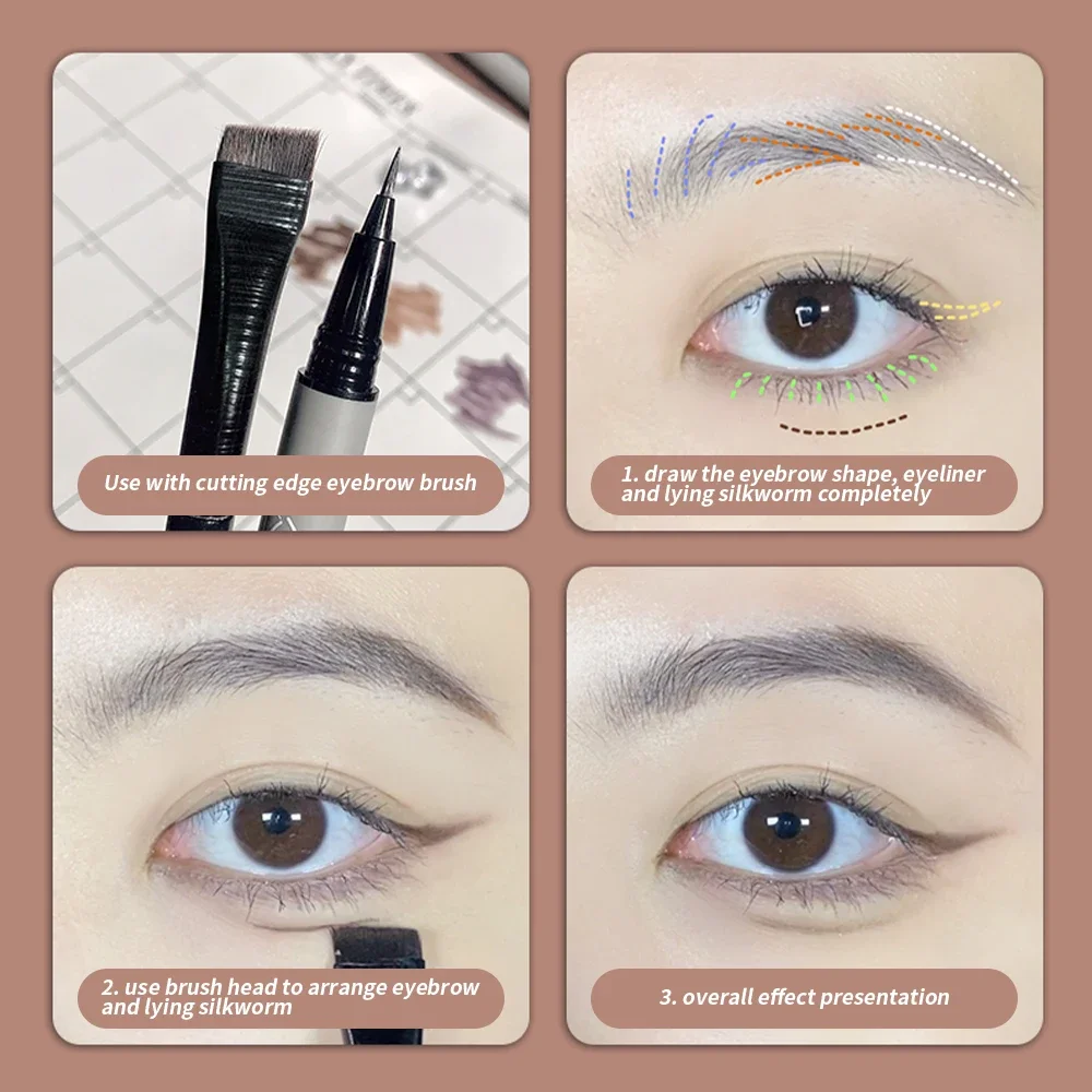 Multifunctional Liquid Eyebrow - đánh giá và giá Eyebrow Pomade Pencil