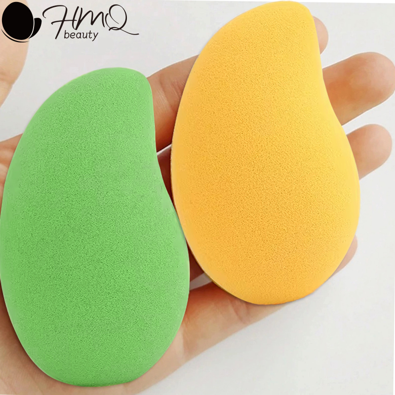 12/2pcs Mango Shape Soft Makeu - đánh giá và giá Beauty Makeup Blender