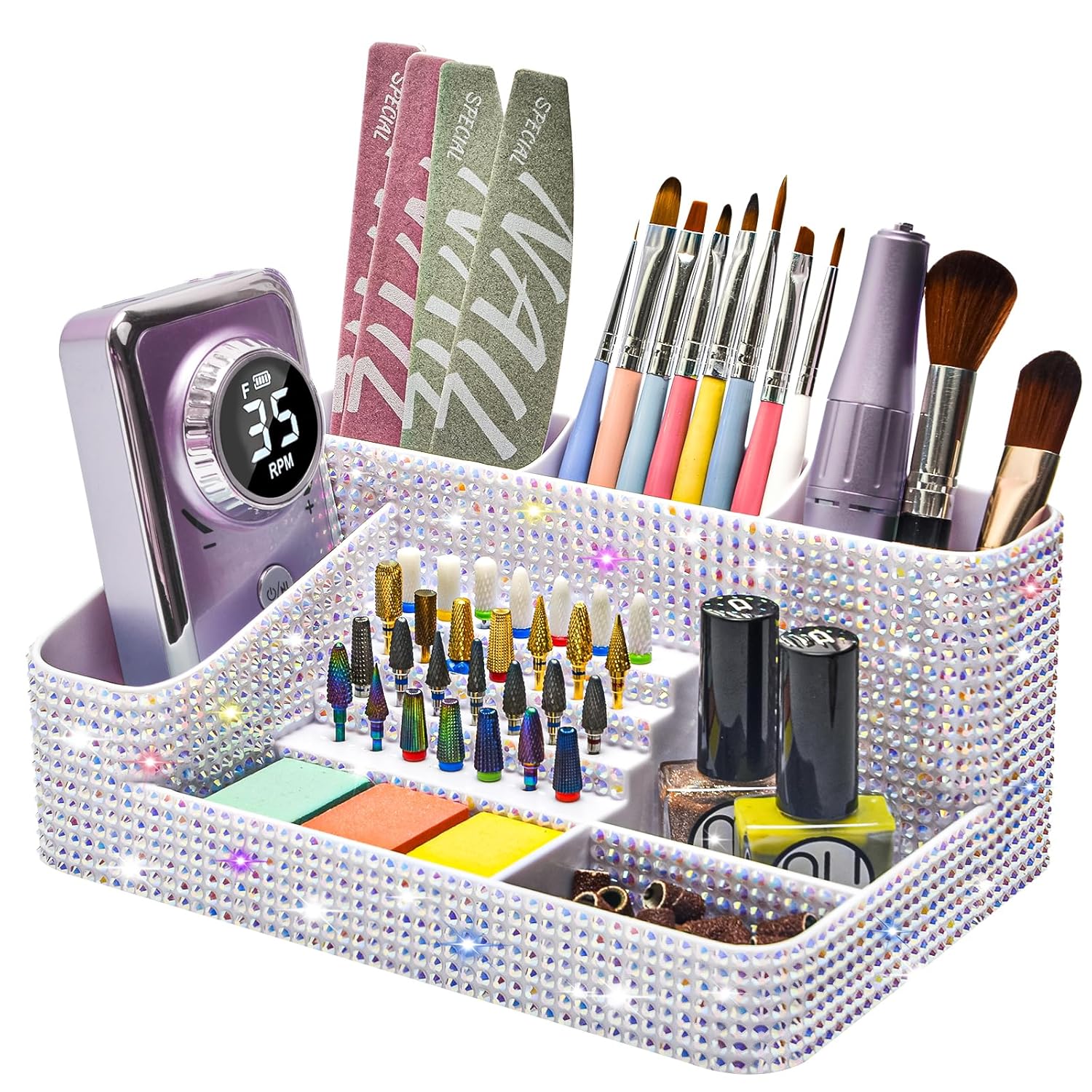 Large Capacity Clear Acrylic M - đánh giá và giá Beauty Makeup Supply