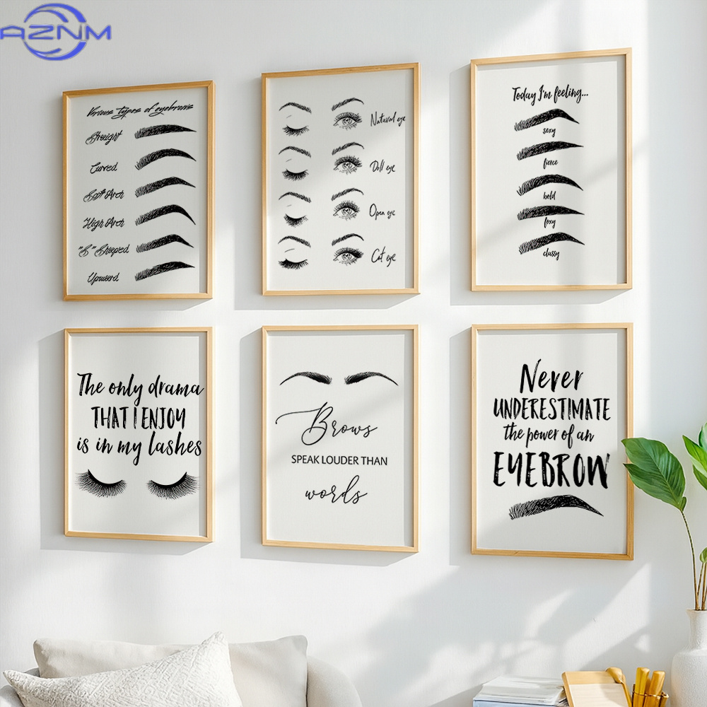 Set of 6 Eyebrow and Eyelash C - đánh giá và giá Beauty Of Makeup Quotes