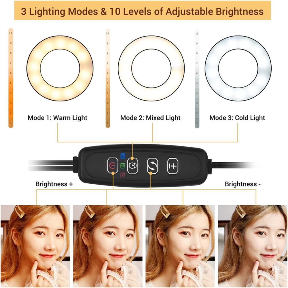 Universal Flexible Mobile Phon - đánh giá và giá Led Ring Light
