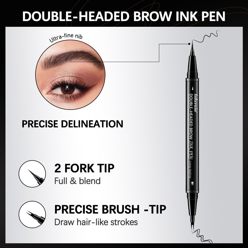 2 Fork Eyebrow Pencil Double-h - đánh giá và giá Eyebrow Pomade Pencil