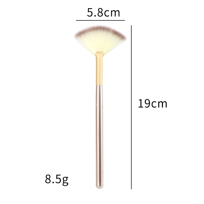 Small Fan Makeup Brush Single  - đánh giá và giá Beauty Queen Makeup
