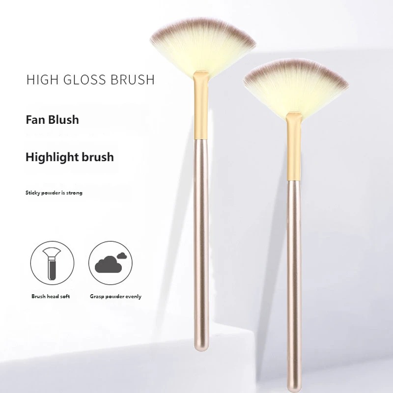 Small Fan Makeup Brush Single  - đánh giá và giá Beauty Queen Makeup