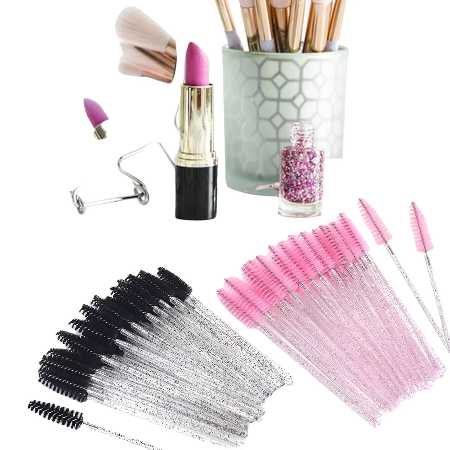 500pcs Eyelash Brushes Wands f - đánh giá và giá Beauty And Makeup Quotes