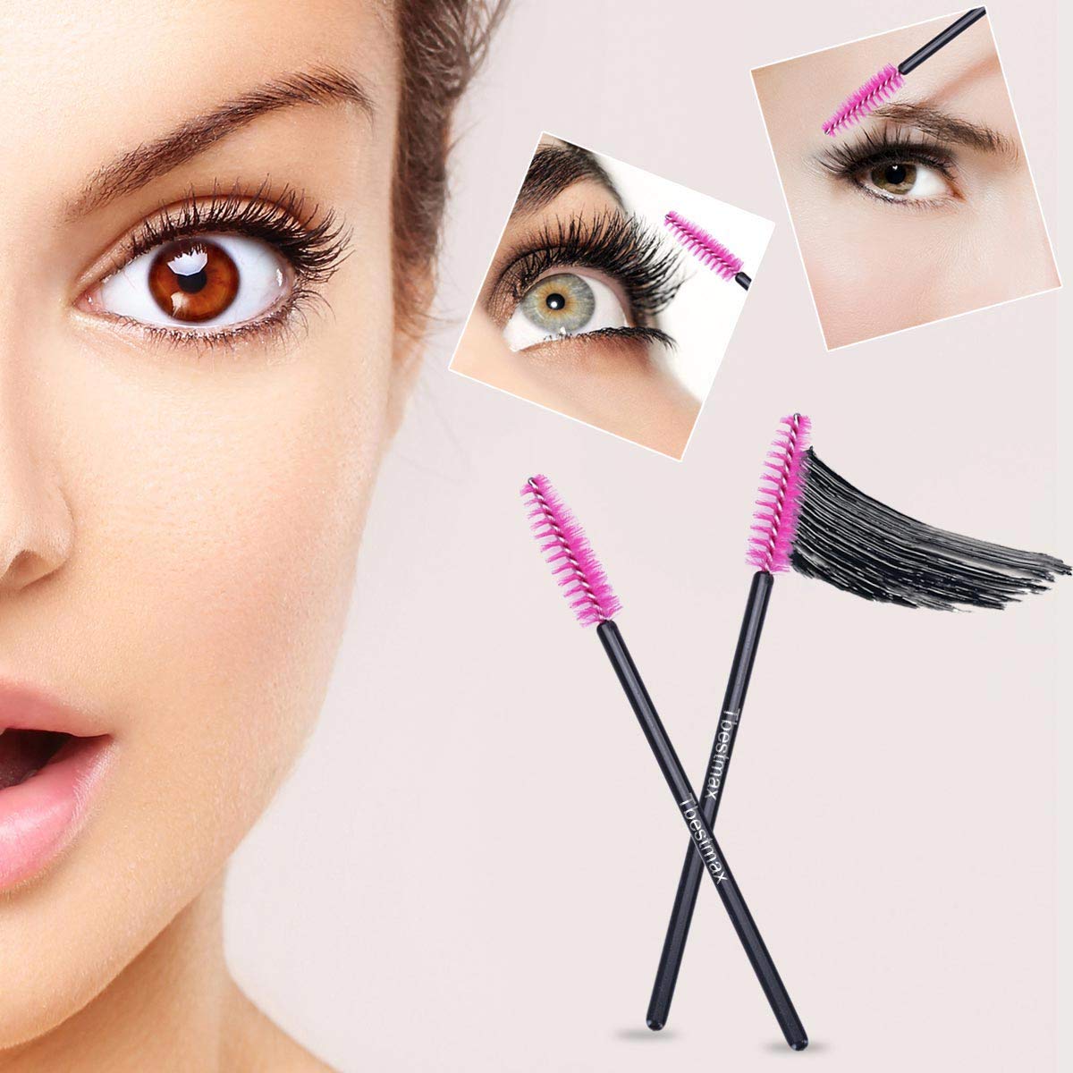 500pcs Eyelash Brushes Wands f - đánh giá và giá Beauty And Makeup Quotes
