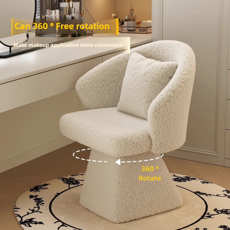 Dressing Table Chair, Rotatabl - đánh giá và giá Beauty No Makeup