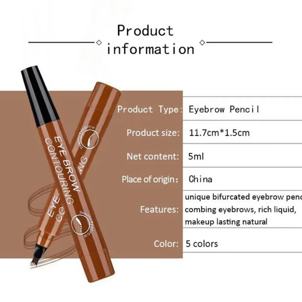 1Pcs Eyebrow Pen Waterproof Fo - đánh giá và giá Eyebrow Pomade Pencil