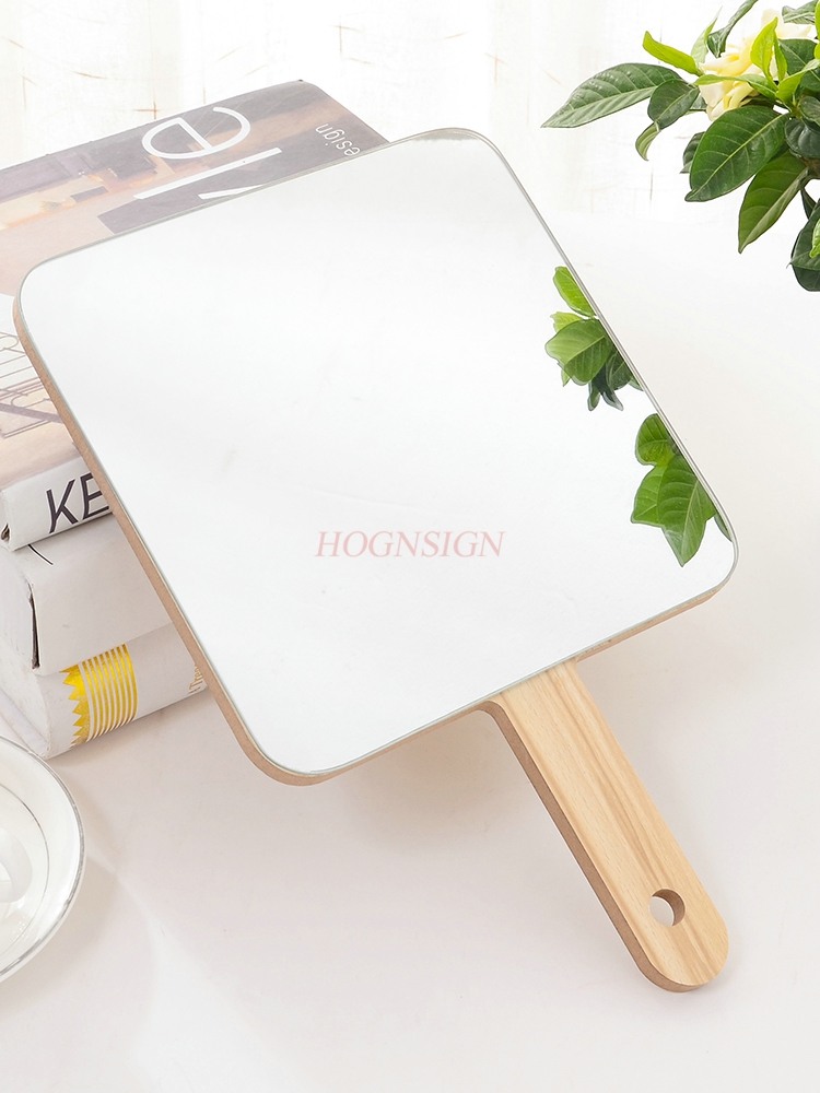 Wooden handle mirror, high-def - đánh giá và giá Beauty Makeup Definition