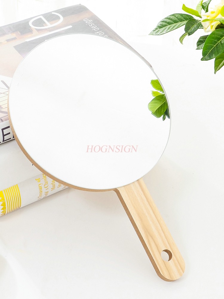 Wooden handle mirror, high-def - đánh giá và giá Beauty Makeup Definition