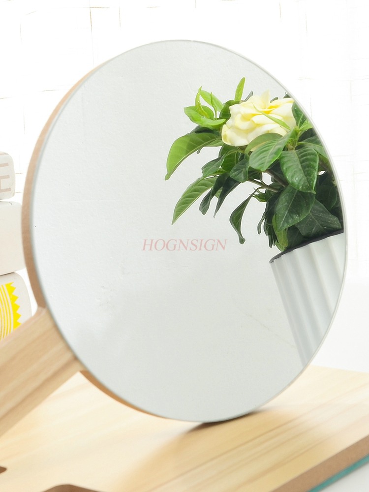 Wooden handle mirror, high-def - đánh giá và giá Beauty Makeup Definition