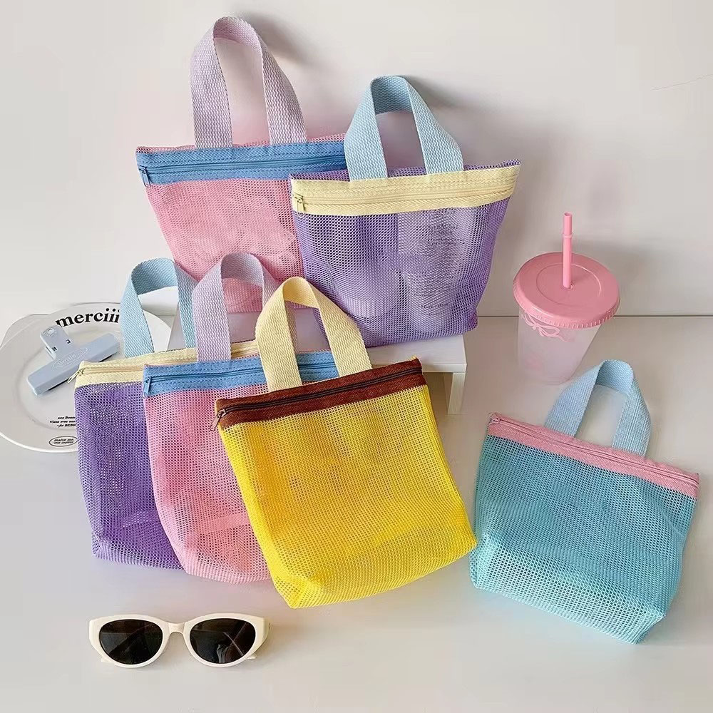 New Dopamine Mesh Toiletry Bag - đánh giá và giá Beauty Makeup Vanity