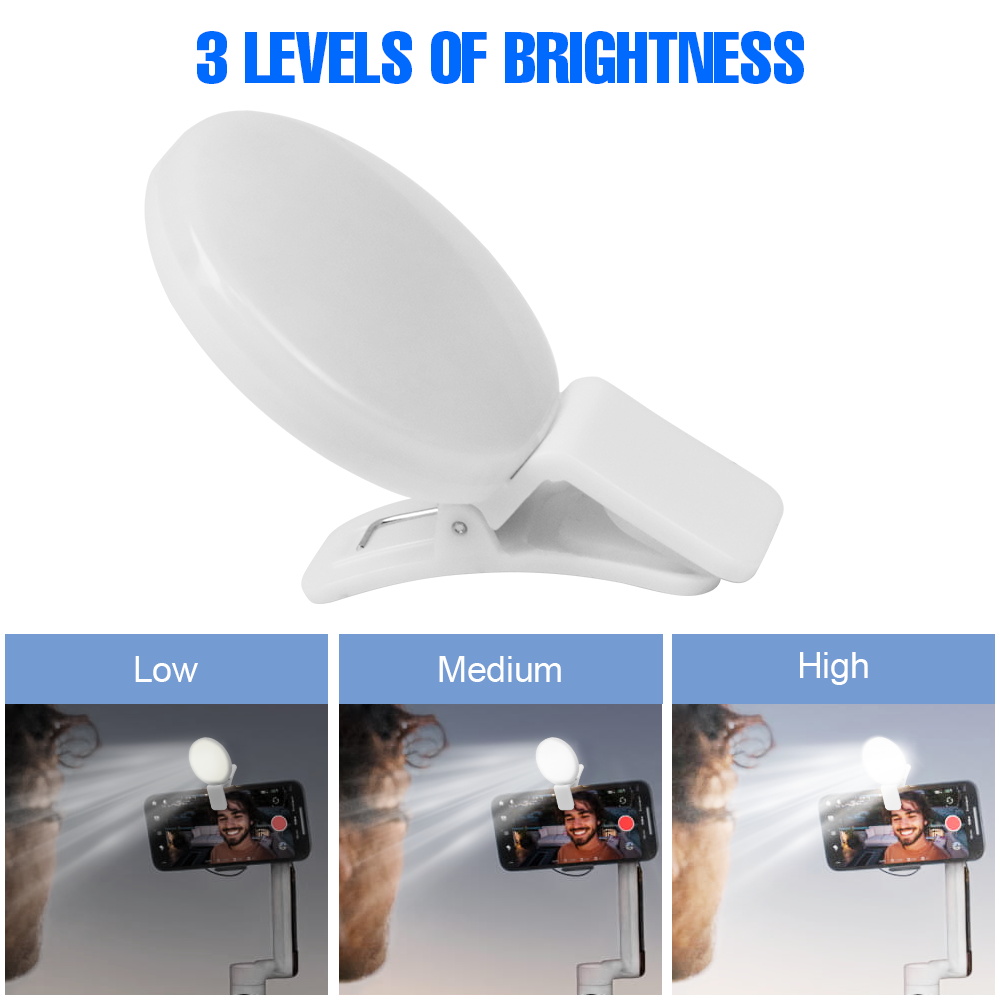 Portable Clip‑on Selfie Ring L - đánh giá và giá Led Ring Light