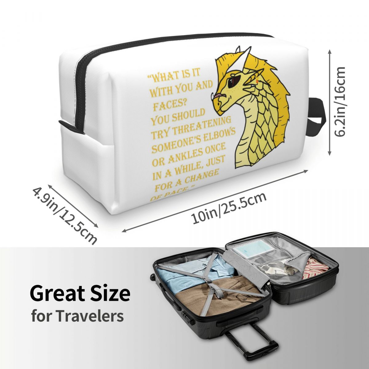 Qibli Quote Makeup Bag Cosmeti - đánh giá và giá Beauty Of Makeup Quotes