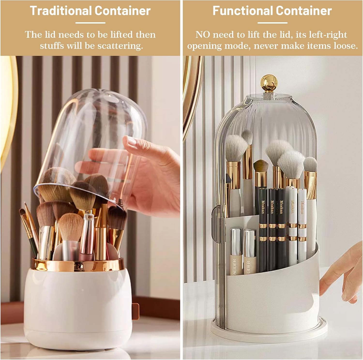 360-Degree Rotating Makeup Bru - đánh giá và giá Beauty Makeup Supply