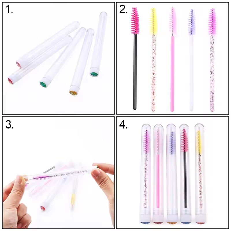 Eyelash Brush Tube With Eyebro - đánh giá và giá Beauty Makeup Supply