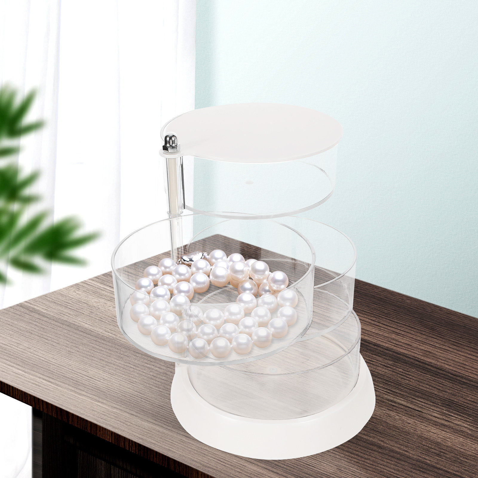 4-Tier Rotating Makeup Organiz - đánh giá và giá Beauty Makeup Vanity