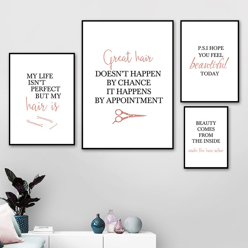barbershop quote art posters h - đánh giá và giá Beauty Of Makeup Quotes
