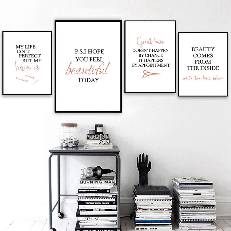 barbershop quote art posters h - đánh giá và giá Beauty Of Makeup Quotes