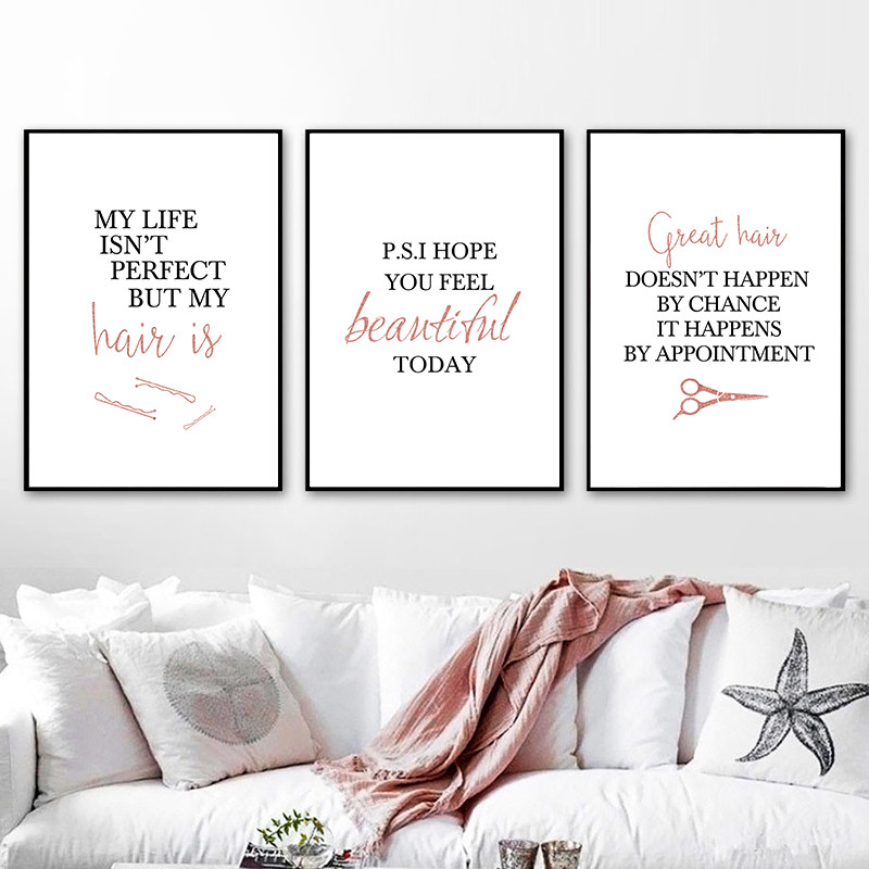 barbershop quote art posters h - đánh giá và giá Beauty Of Makeup Quotes