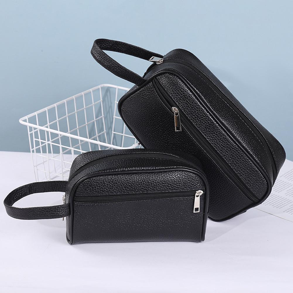 Travel Mens Toiletry Bag PU Le - đánh giá và giá Makeup Beauty Necessaire