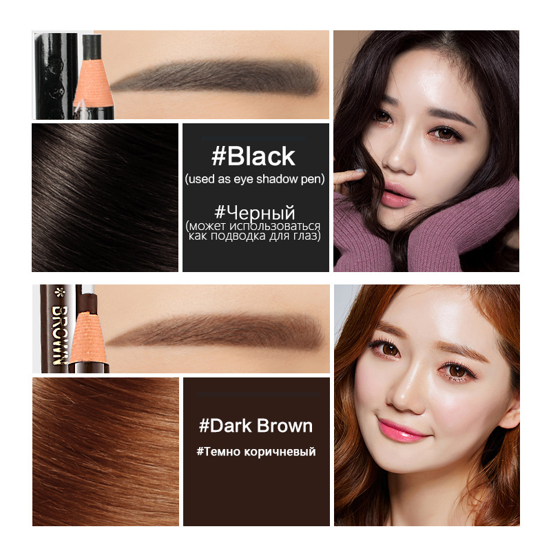 10 Cái/bộ Có Bút Chì Kẻ Lông M - đánh giá và giá Eyebrow Pomade Pencil