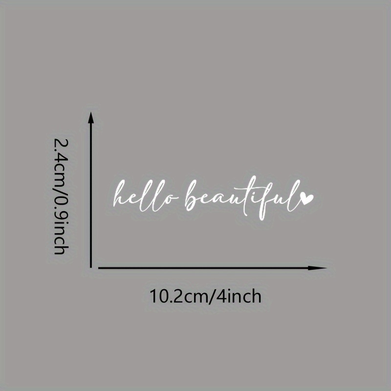 Beauty Quote Sticker Set 2PCS  - đánh giá và giá Beauty Of Makeup Quotes